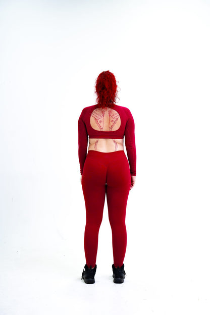 Open-Back Long Sleeve