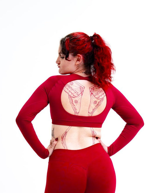 Open-Back Long Sleeve